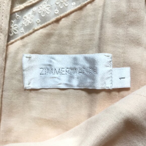 Zimmermann Cream Midi Dress - Picture 6 of 11